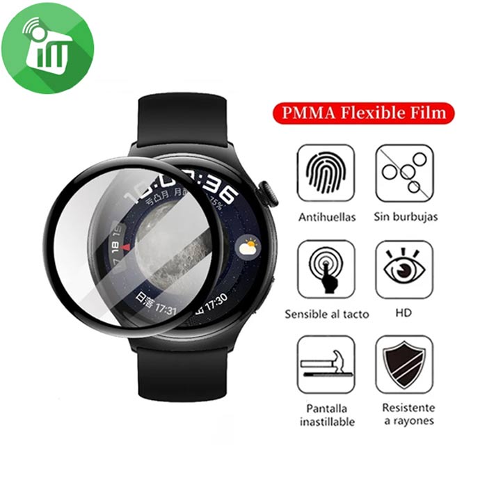 iScreen PMMA Film Full Coverage TPU Screen Protector Huawei Watch 4 Pro 48mm