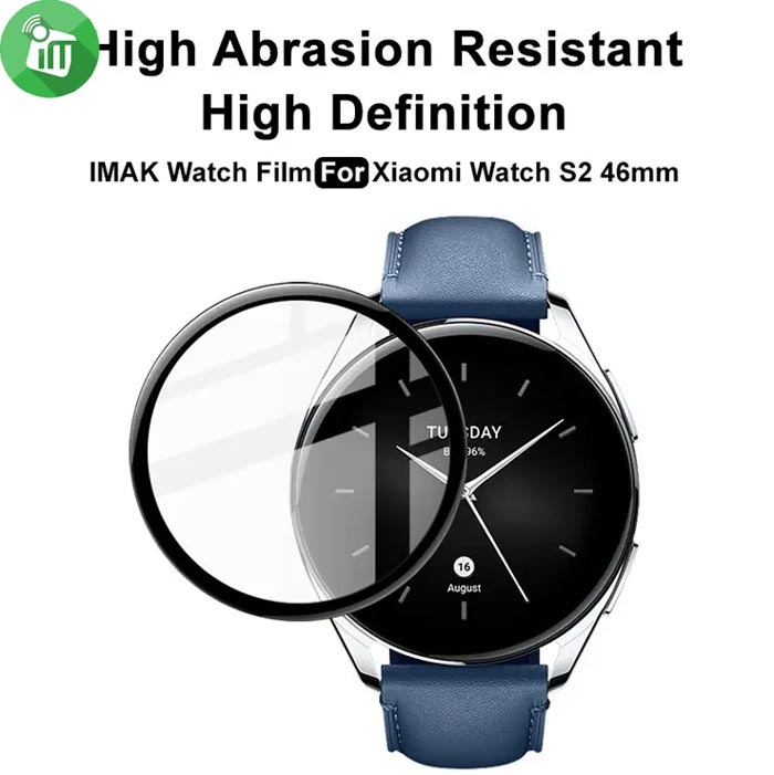 iScreen PMMA Film Full Coverage TPU Screen Protector Xiaomi Watch S2 42mm