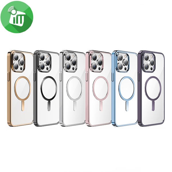 mutural jiantou Series Magnetic Crystal Hard Case iPhone 15 Pro Max