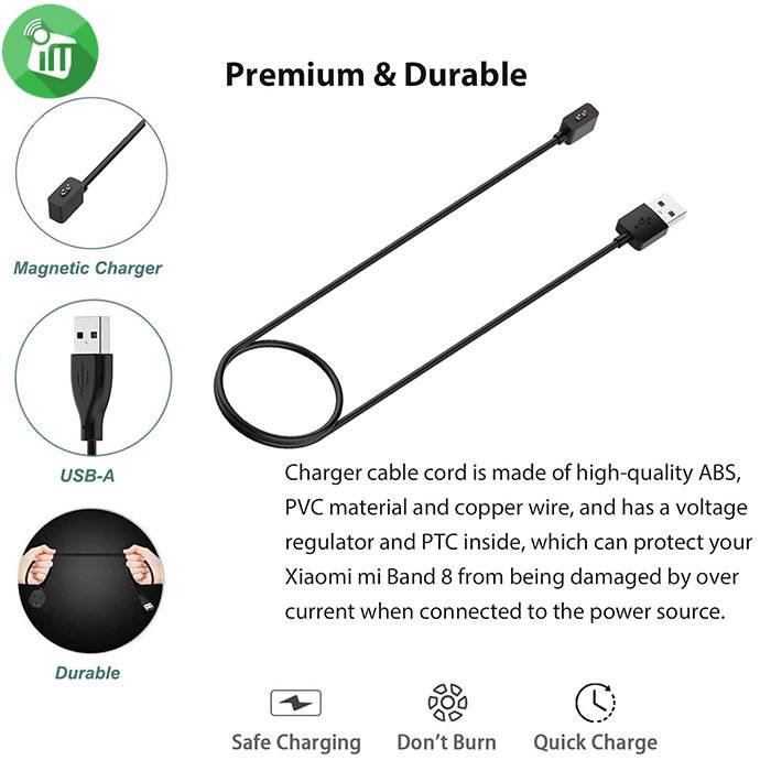 Dock Charging Cable Xiaomi Mi Smart Band 8/8 Pro