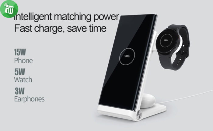 Nillkin PowerTrio 3-in-1 Wireless Charger Power Charger Samsung Watch
