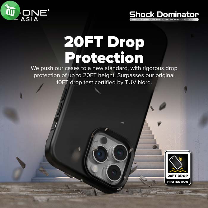 X.One Shock Dominator Magsafe Impact Protection Case iPhone 15 Pro