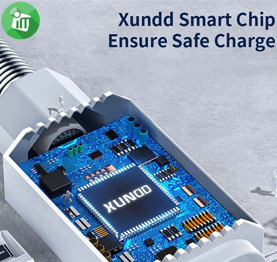 Xundd XDDC-016 Micro to USB-A Metal Spring Data Cable 2.1A (1m)