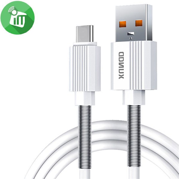 Xundd XDDC-016 USB-C to USB-A Metal Spring Data Cable 2.1A (1m)