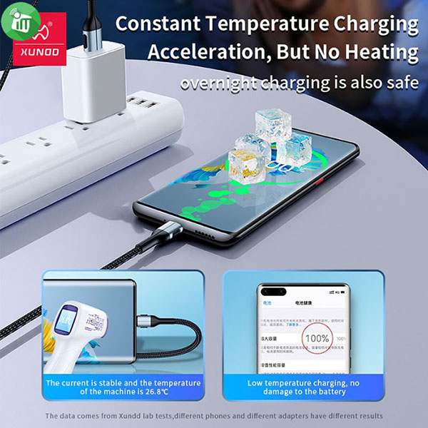 Xundd XDDC-019 Micro to USB-A Weave Data Cable 2.4A (1m)