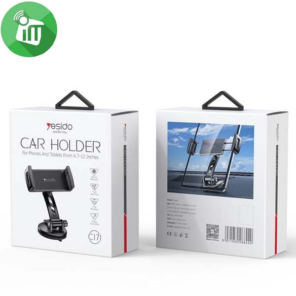Yesido C171 Suction Cup Phone And Tablet Car Holder