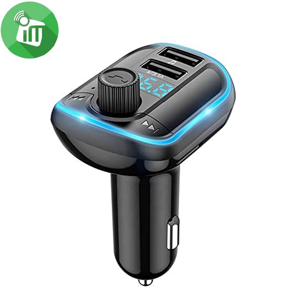Yesido Y44 Bluetooth FM Transmitter 3.1A Dual USB Ports