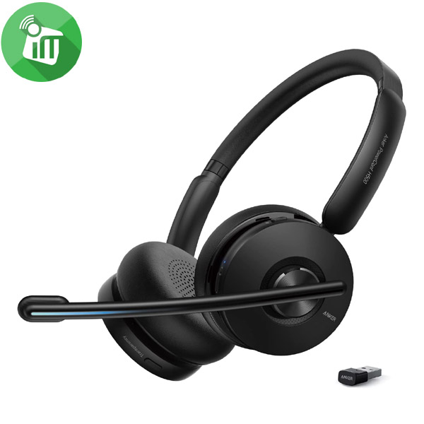 Anker A3511 PowerConf H500 Dual-Ear Wireless Headset