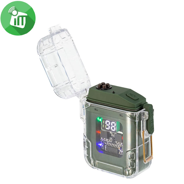 Arc Electric Lighter With LED Flashlight Rechargeable