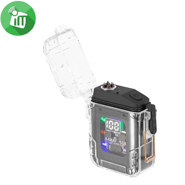 Arc Electric Lighter With LED Flashlight Rechargeable