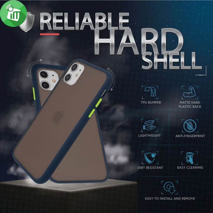 Hybrid Matte Hard Case iPhone 11