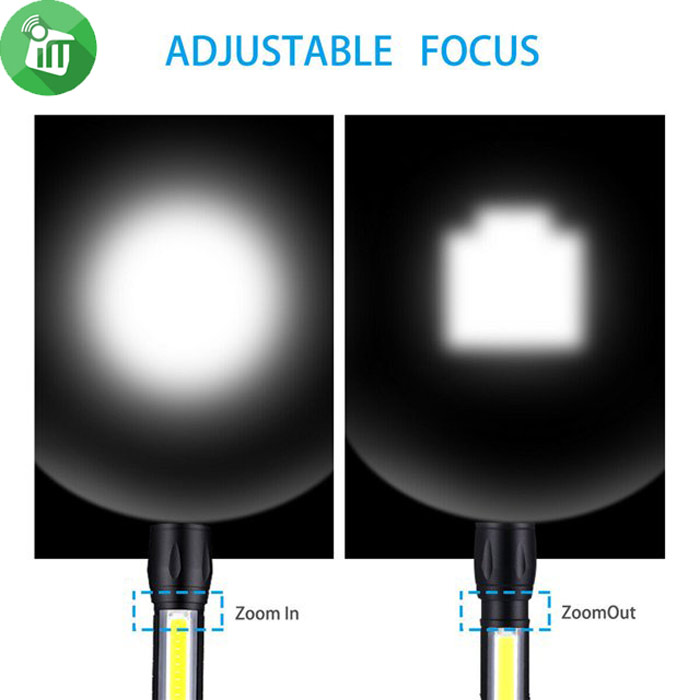 Mini 5X1 Portable USB Rechargeable FlashLight