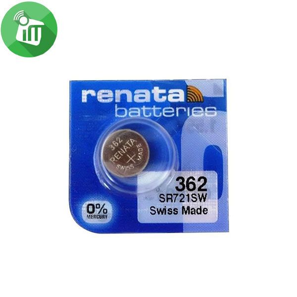 Renata Watch Batteries G11 362 / SR721SW - 1.55V 1Pcs