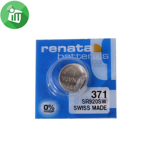 Renata Watch Batteries G6 371 / SR920SW - 1.55V 1Pcs