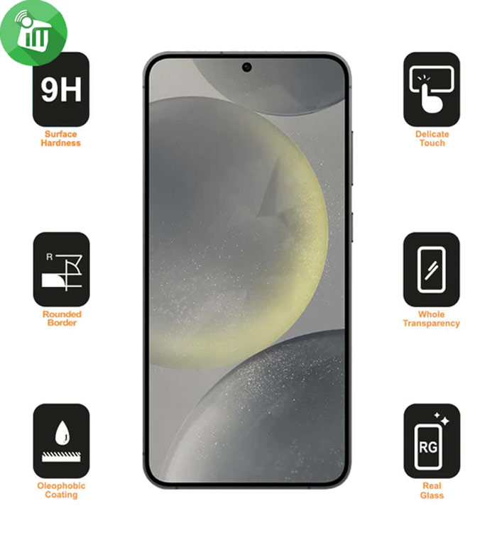 Vmax Screen Protector 2.5D Full Glue Full cover Tempered Glass For Samsung Galaxy S24