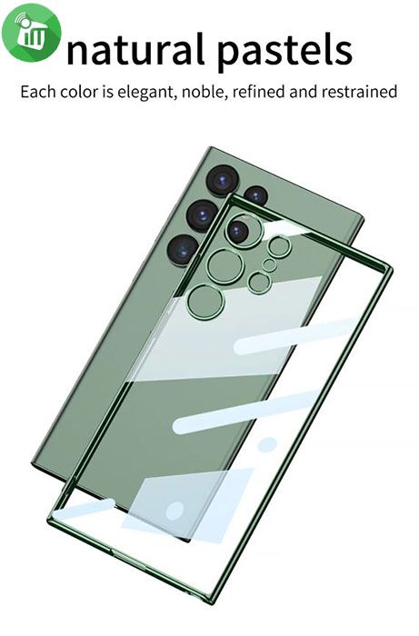 j-Case Classic Series Crystal TPU Lens Protection Case Samsung Galaxy S24 Ultra
