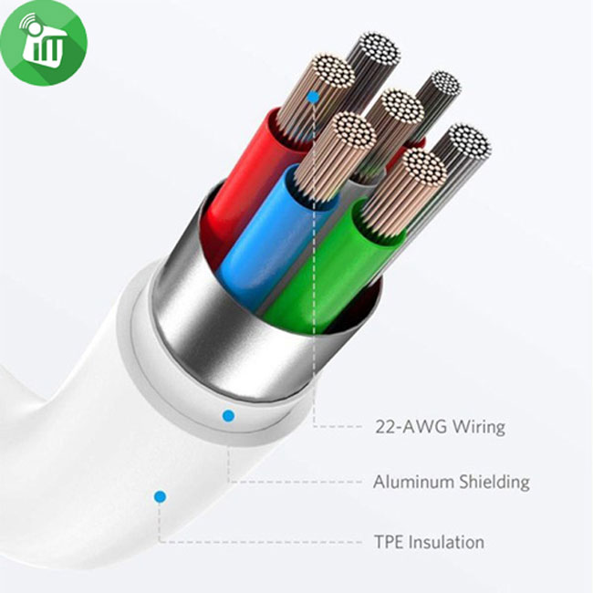Anker A8612 Powerline Select USB-C to Lightning Cable (3ft 0.9m)
