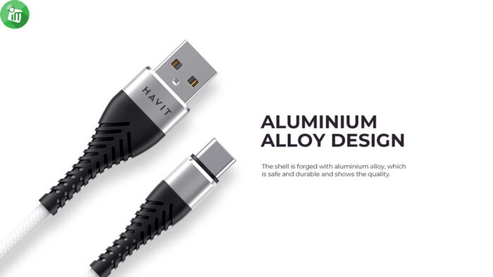Havit CB707 USB-A To USB-C Braided Cable 2.1A (1m)