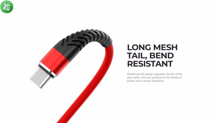 Havit CB707 USB-A To USB-C Braided Cable 2.1A (1m)
