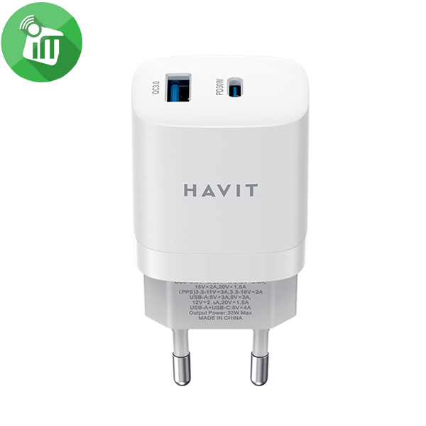 Havit UC30 Wall Charger 30W Dual Ports