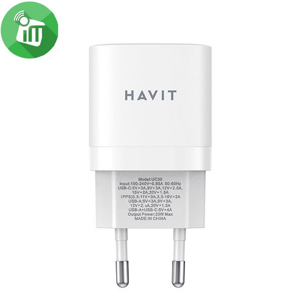 Havit UC30 Wall Charger 30W Dual Ports