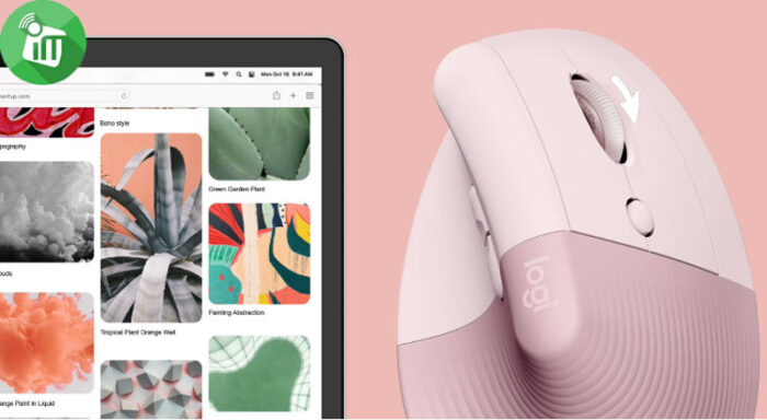 Logitech Lift Vertical Ergonomic Wireless Mouse