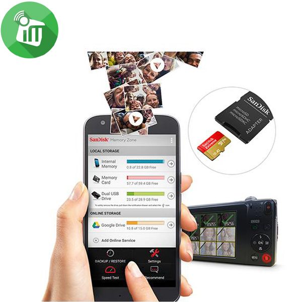 SanDisk Extreme 4K UHD 1TB microSDXC UHS-I Card 190/130MB/s