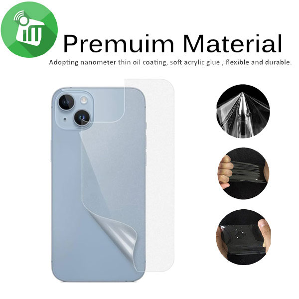 VMAX Invisible Film 5.0 Back TPU Screen Protector iPhone 15