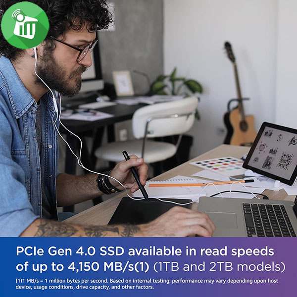 Western Digital SN580 NVMe Solid-State Drives SSD 1TB