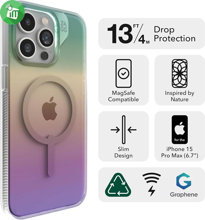 Zagg Milan Snap Case iPhone 15 Pro