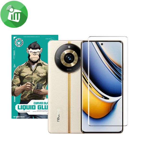 iScreen UV Full Glue Curved Glass Screen Protector Realme 11 Pro