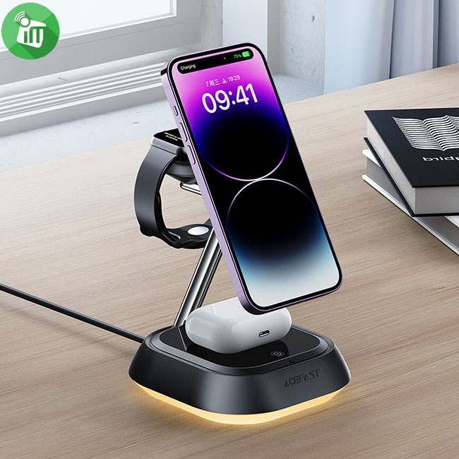ACEFAST E16 Desktop 3-in-1 Wireless Charging Holder