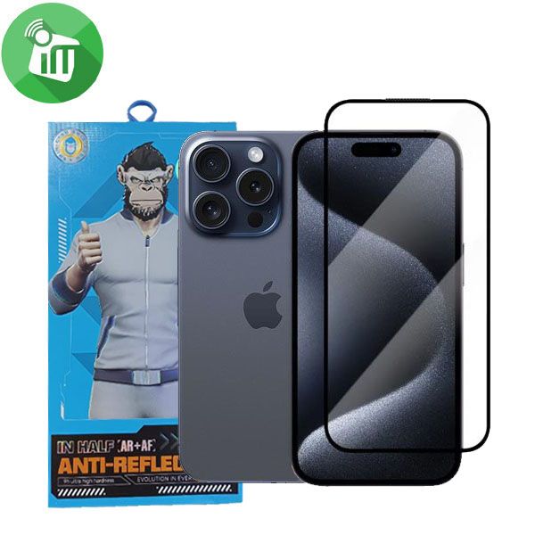 iScreen Glass 5D Full Glue Dustproof Screen Protector iPhone 15 Pro