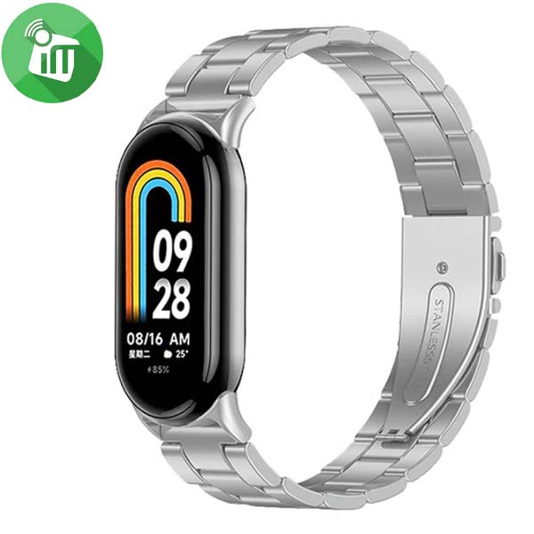 Classic Stainless Steel T-Trees Band Xiaomi Mi Band 8 - Image 4