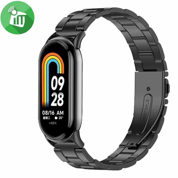 Classic Stainless Steel T-Trees Band Xiaomi Mi Band 8 - Image 5