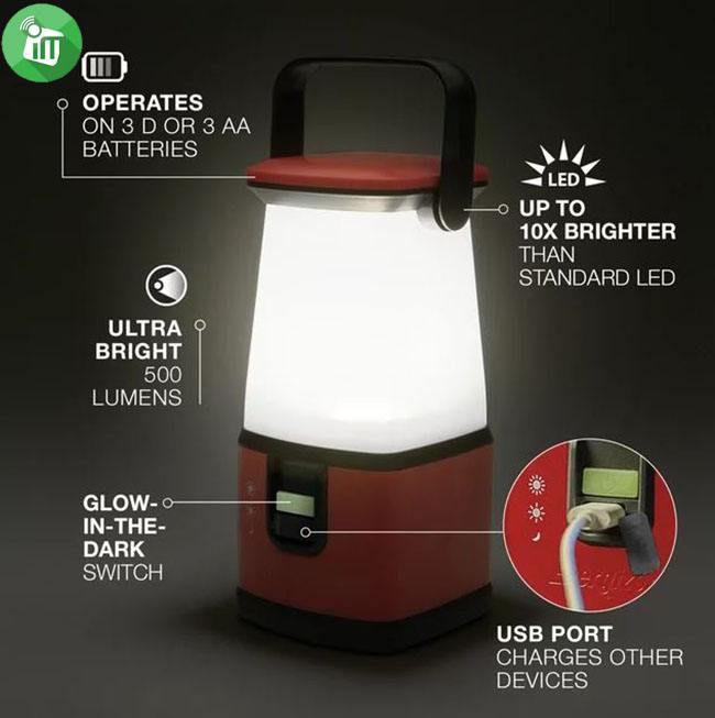 Energizer LED 360° Area Lantern 500 Lumens (ESAL351)