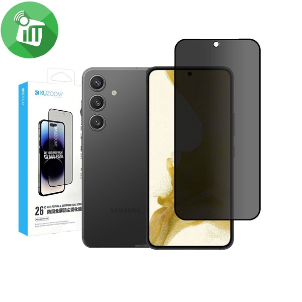 KuZoom 9D Privacy Glass Film Screen Protector Samsung Galaxy S22S23