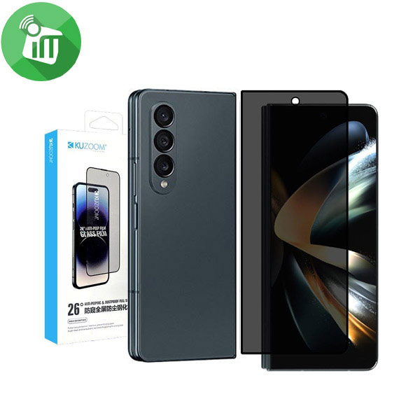 KuZoom 9D Privacy Glass Film Screen Protector Samsung Galaxy Z Fold4 5G