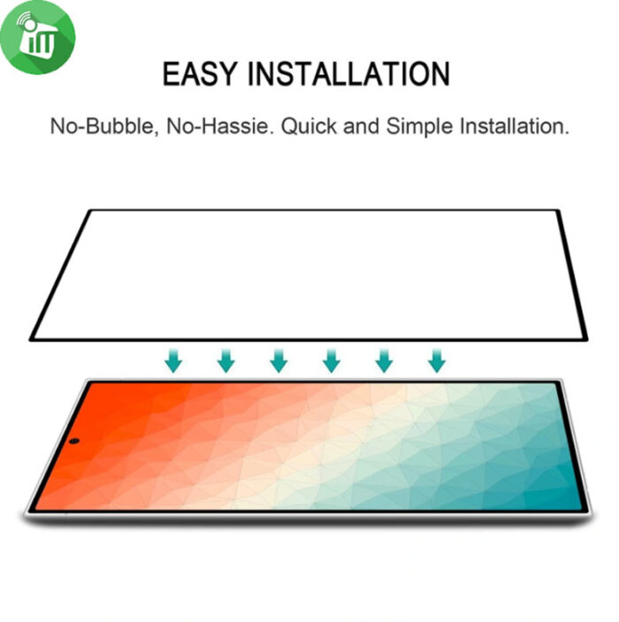 KuZoom Antistatic 9D Full Cover Glass Screen Protector Samsung Galaxy S24
