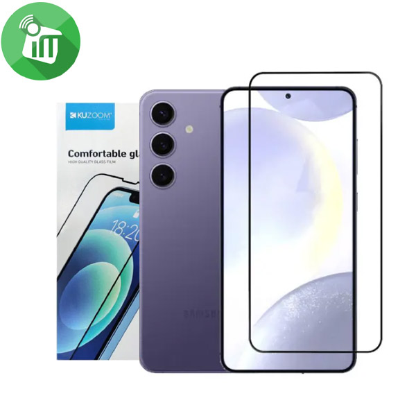 KuZoom Antistatic 9D Full Cover Glass Screen Protector Samsung Galaxy S24