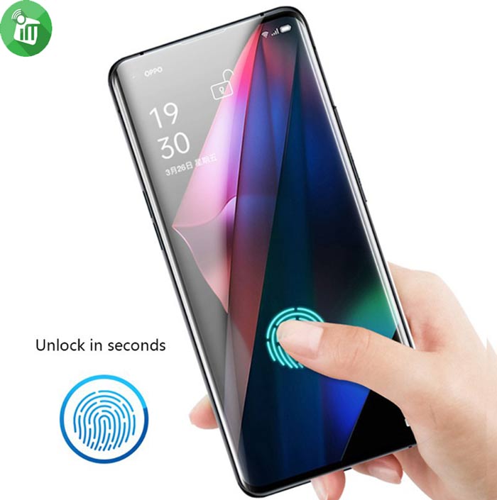 KuZoom UV Curved Glass Screen Protector Oppo Find X3ProX5 ProOnePlus 9 Pro10 Pro