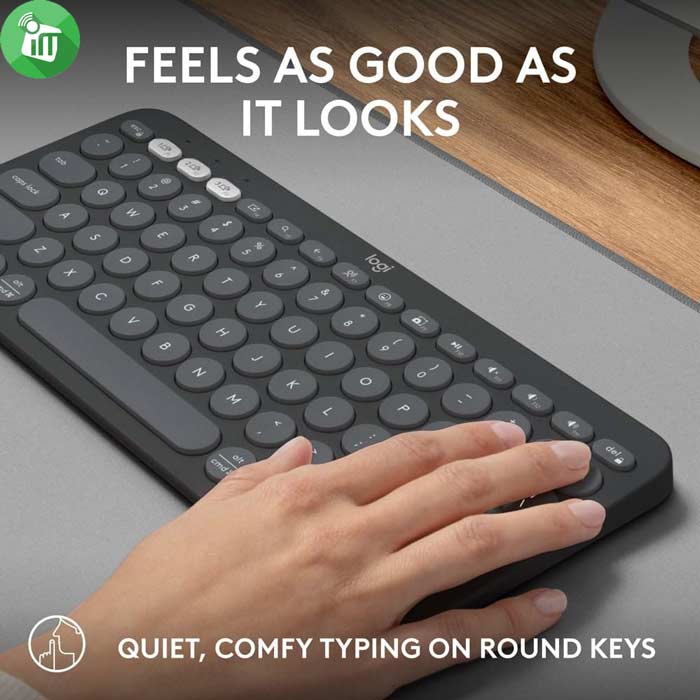 Logitech Pebble Keys 2 K380s Wireless Keyboard-AR