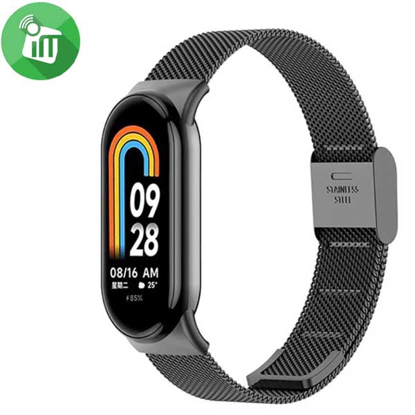 Milanese Loop With Adjustable Buckle Band Xiaomi Mi Band 8 - Image 2