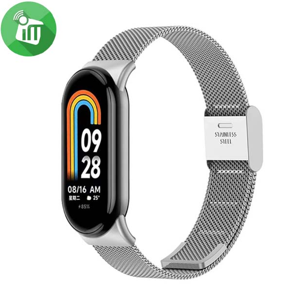 Milanese Loop With Adjustable Buckle Band Xiaomi Mi Band 8 - Image 3