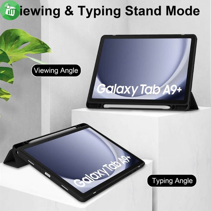 mutural PinYue series Smart Folio Case Samsung Galaxy Tab A9 Plus
