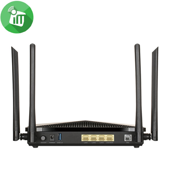 D-Link Dual Band Wireless AC1200 ADSL2+/VDSL2 Modem Router (DSL-245GE) - Image 3