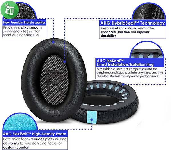 Replacement Bose QuietComfort 45 Headset Cushion