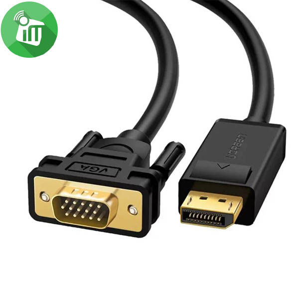 UGREEN 10247 DisplayPort Male To VGA Male Cable (1.5m)