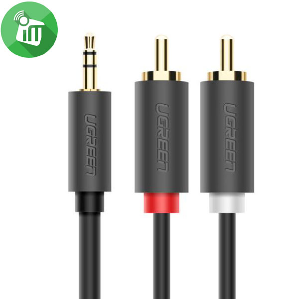 UGREEN 10513 3.5mm Male to 2 RCA Male Audio Cable (5m)