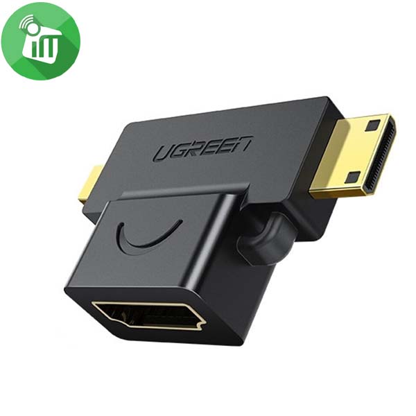 UGREEN 20144 Mini HDMI and Micro HDMI Male To HDMI Female Adapter